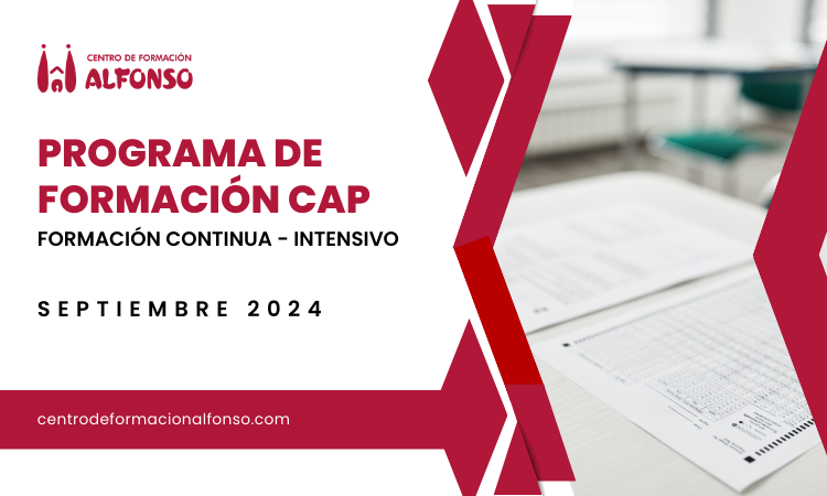 formación cap intensivo septiembre